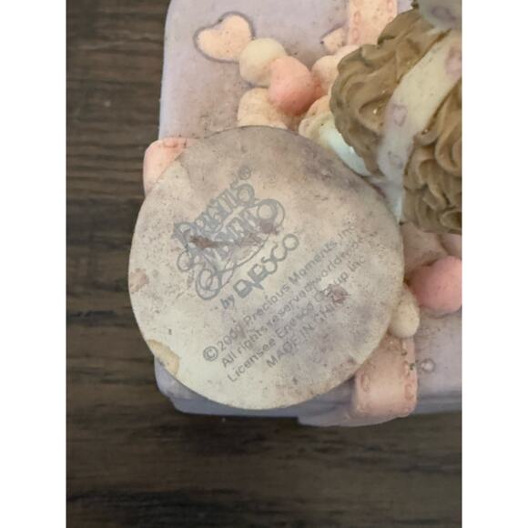 Enesco Precious Moments “For You” Cupcake Reversible Trinket Box –1999 - Picture 3 of 9